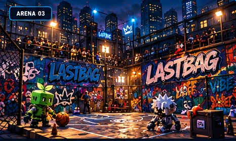 Detailed THE BLOCK arena artwork